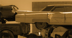 crunched classic car photo
